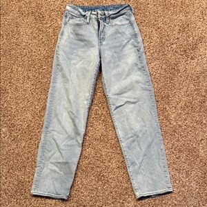 Old Navy O.G. Loose Light Blue Straight Leg Women's Jeans size 0